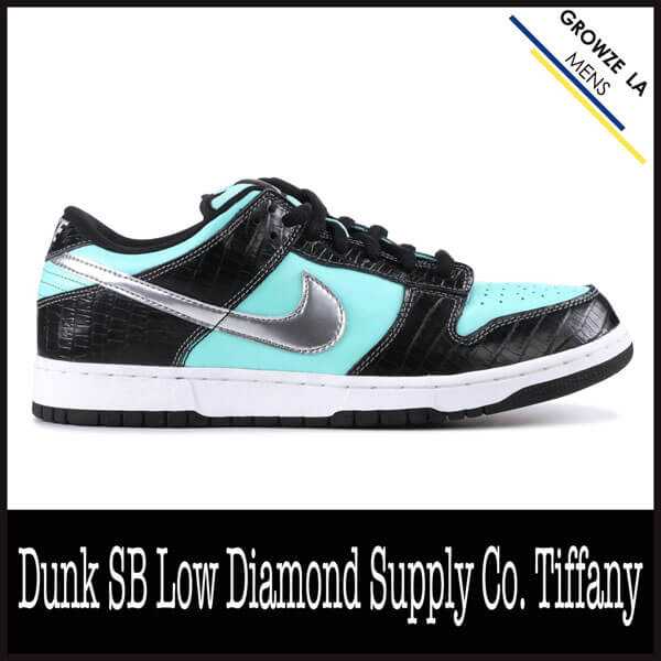 ★追跡 ナイキ Dunk SB Low Diamond Supply Co. Tiffany 201020A02