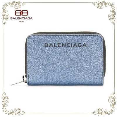 BALENCIAGA コインケース 小銭入れ glitter logo purse 8032204