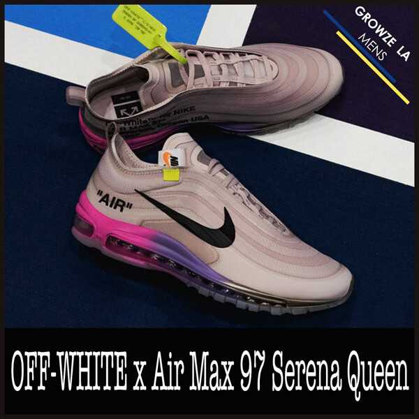 ナイキ スニーカー コピー【NIKE】US8 26cm OFF-WHITE x Air Max 97 Serena Queen 20030401