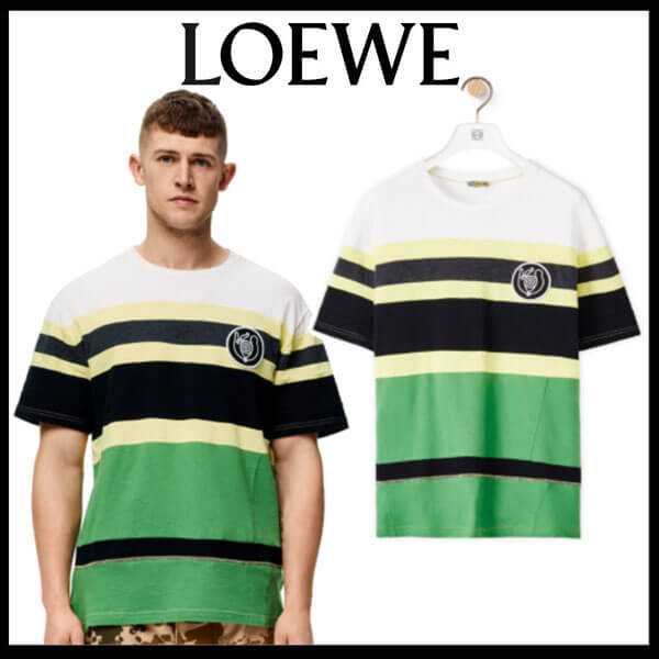 【LOEWE】◇新作◇マルチカラー Upcycled コットンTシャツ H664Y22J07