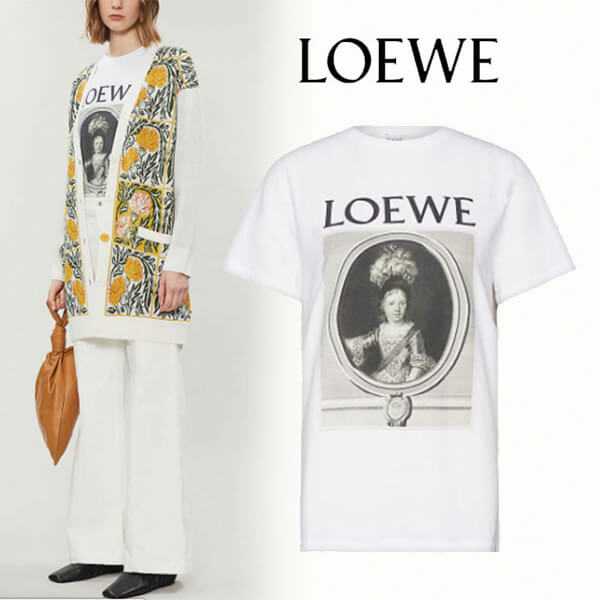 LOEWE ロエベ Tシャツ コピー 半袖 Tシャツ S6109660PC カットソー S6109660PC