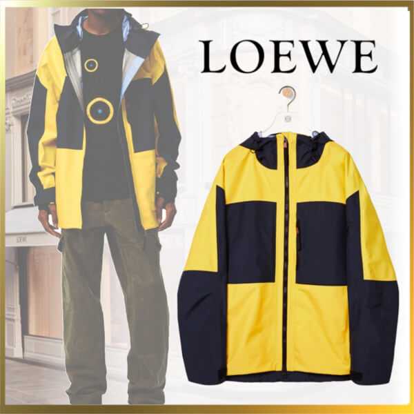 【21AW新作】LOEWE ＊ コピー ブロックカラー パーカージャケット H664330X07